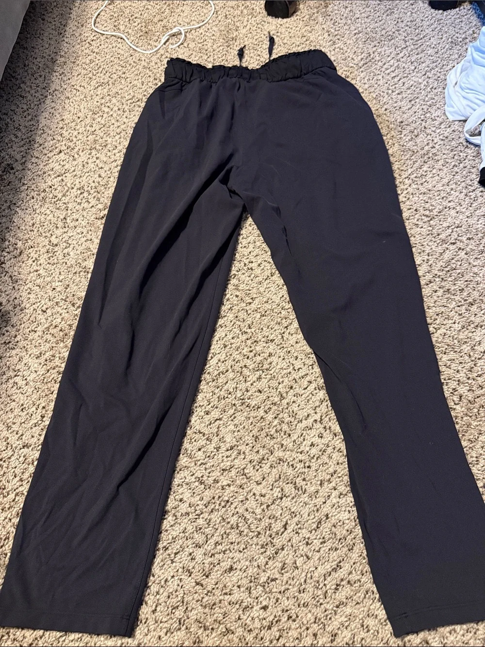 lululemon athletica Black Drawstring Track Pants